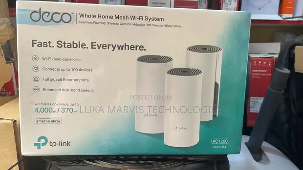 TP-Link Deco M4 Mesh Wi-Fi System (3-Pack) - 1