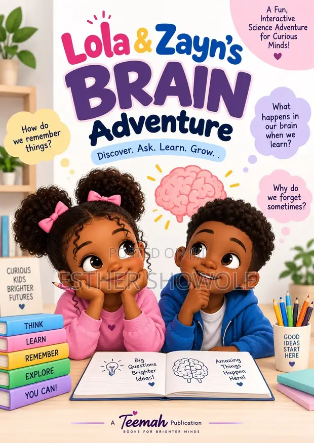 Lola & Zayn's Brain Adventure: Littafin Hulɗa ga Yara - 1