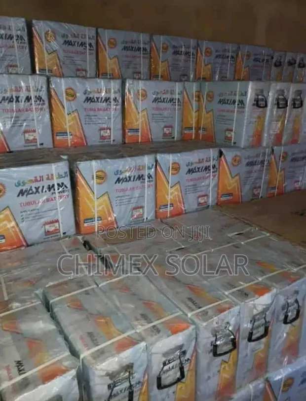 Maximum 240Ah & 200Ah 12V Tubular & Dry Cell Batteries - 1