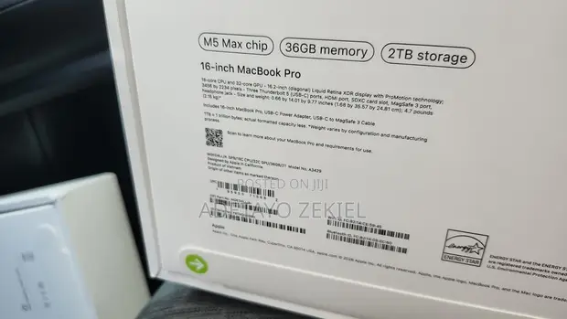Apple MacBook Pro 2026 M5 Max 36GB RAM 2TB SSD - 1