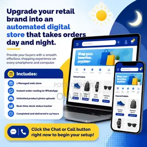 Automated Product Catalog Website for Shop Owners