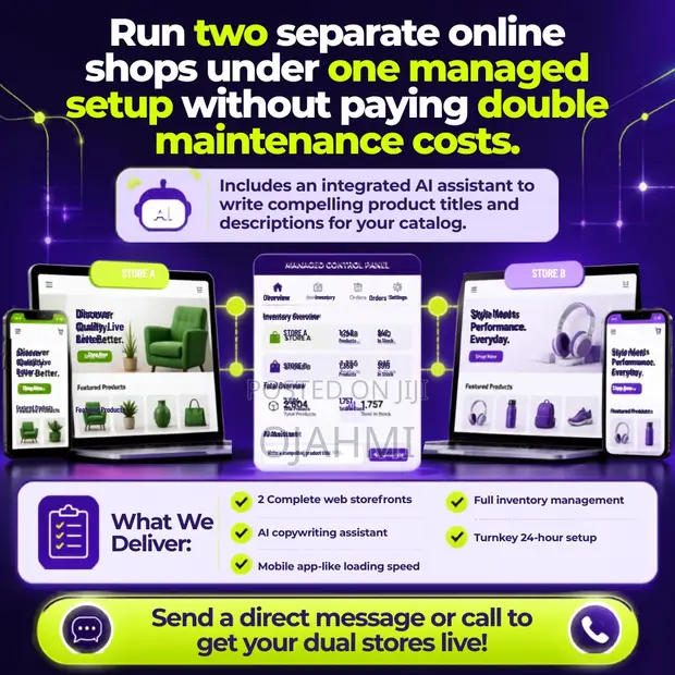 Dual-Brand E-Commerce Website with AI Assistant - 1