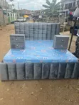 Brand New 6x6 Bed Frame with 2 Side Drawers - 1
