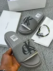 Calvin Klein Classic Gray Slides - Mazan Girman 40-41 - 1