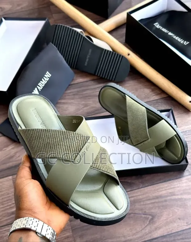 Emporio Armani Classic Slippers - Multicolor - 1