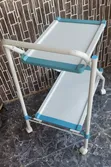 Foldable 2-Tier Metal Trolley da 4 Wheels - 3