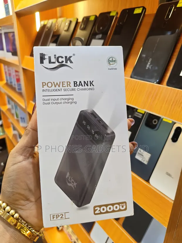 FLCK FP2 20000mAh Power Bank Dual Input/Output LED Display - New - 1