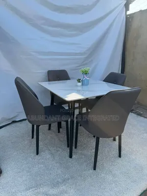 Modern 4-Seater Minimalist Dining Table