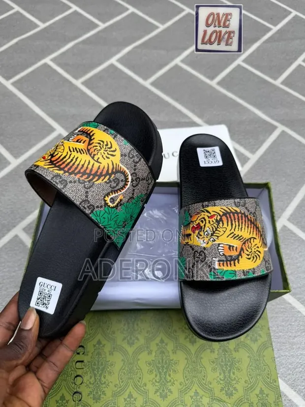 Rossi Men's Multicolor Cartoon Slides - All Sizes - 1