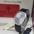 Patek Philippe Luxury Men's Genuine Leather Wristwatch - 1