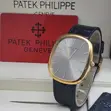 Patek Philippe Luxury Men's Genuine Leather Wristwatch - 2