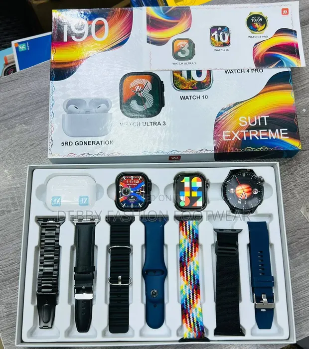 i90 Smart Watch with AirPod Pro & 7 Strap Bands - 1