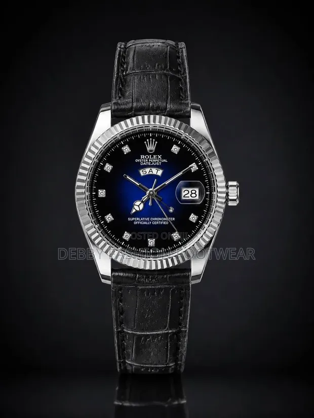 Rolex Leather Watch - Sabon Kayayyakin - 1