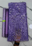 Net Lace Fabric for Aso Ebi - 1