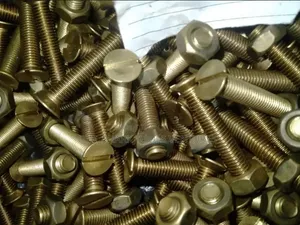 10mm x 80mm CSK Brass Bolt & Nut (3")