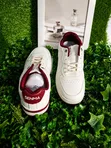 SENMA Sneakers masu Kyau - Fari da Ja - 1