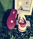 SENMA Sneakers masu Kyau - Fari da Ja - 3