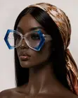 Stylish Geometric Y2K Fashion Glasses - 2