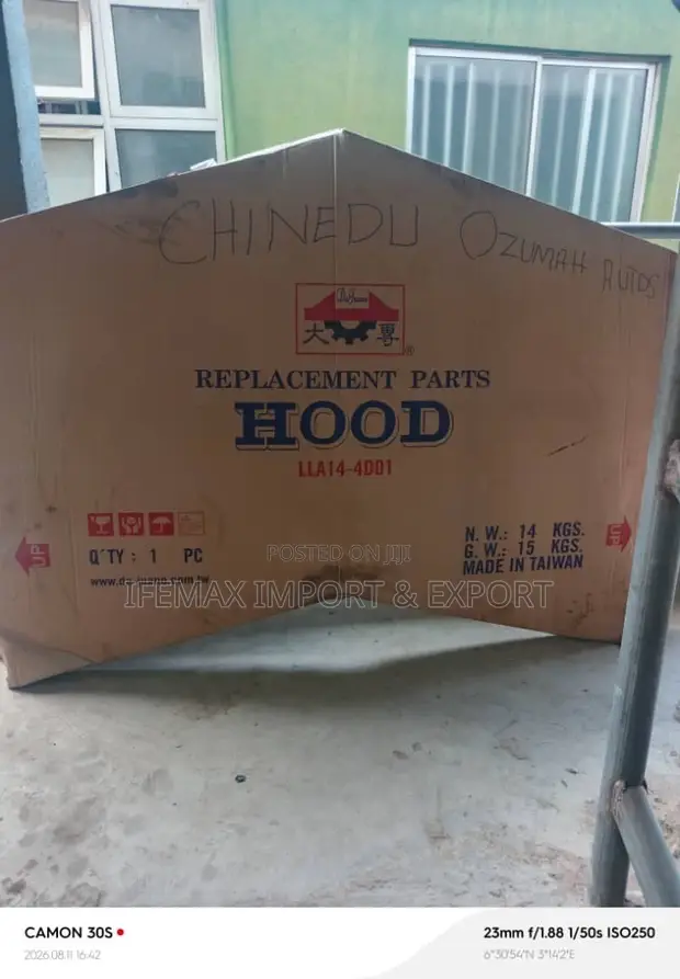 Bonnet (Hood) na Toyota Corolla 2014 - Sabon Abu - 1
