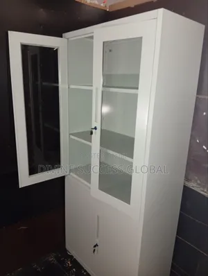 Imported Office Cupboard with Glass Doors