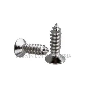 18pcs Guitar Pickguard Screws, Chrome Type 3 Silver