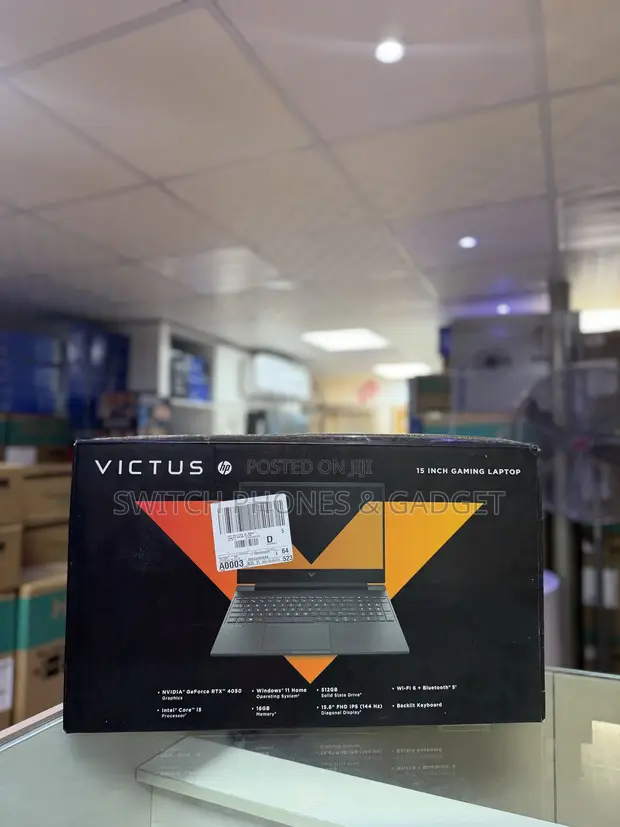 Sabon HP Victus 15 Laptop: Intel Core i5, 16GB RAM, 512GB SSD - 1
