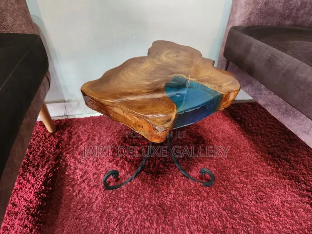 Mai Kyau Epoxy Katako Side Table - 1