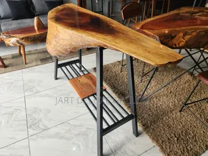 Stylish Wooden Epoxy Console Table