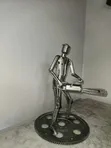 Scrap Metal Art Sculpture - 1