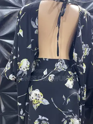Ankara Backless Gown - Kyauta Girman
