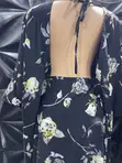 Ankara Backless Gown - Kyauta Girman - 1