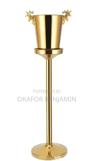 Babban Ingancin Bakin Karfe Zinare Champagne/Wine Stand