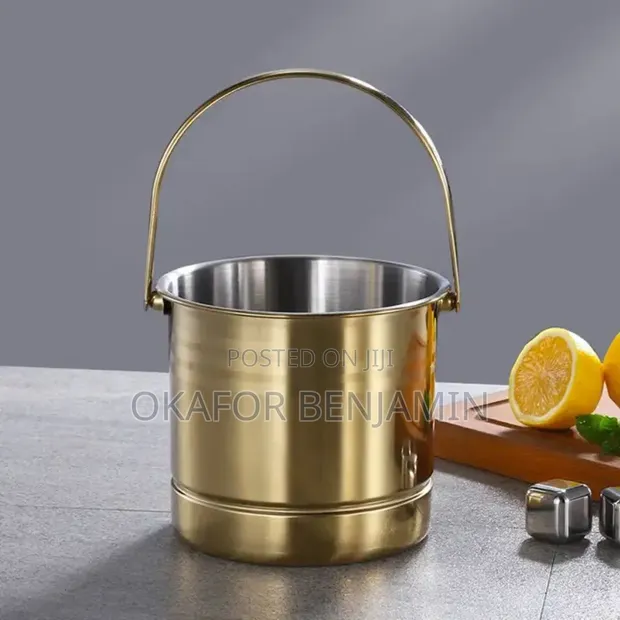 High Quality Stainless Gold Ice Bucket - 1