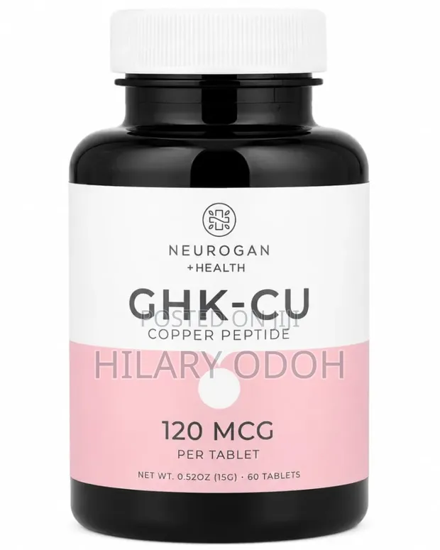 Health Copper Peptide GHK-CU, 120mcg, 60 Tablets - 1