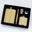 8oz 5-in-1 Bamboo Hip Flask Set tare da Funnel & Gift Box - 2