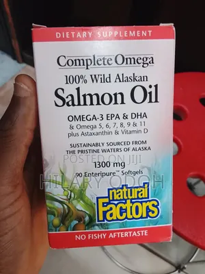 Natural Factors Salmon Oil 90 Softgels