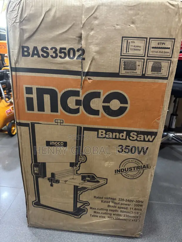 INGCO 350W Band Saw - BAS3502 - 1