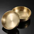 304 Stainless Steel Double Wall Golden Sauce Bowl (13-inch) - 2