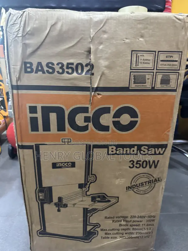 INGCO 350W Band Saw - BAS3502 - 1