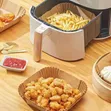 50 Pieces Disposable Air Fryer Liner Paper - Square - 1