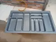 In-Built Cabinet Cutlery Spoon Organizer Tray - Grey - 2