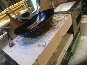 Black Marble Cabinet Wash Basin
