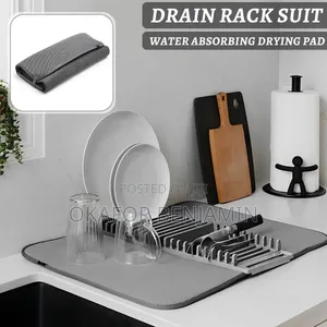 Foldable Water Absorbing Dish Drying Pad