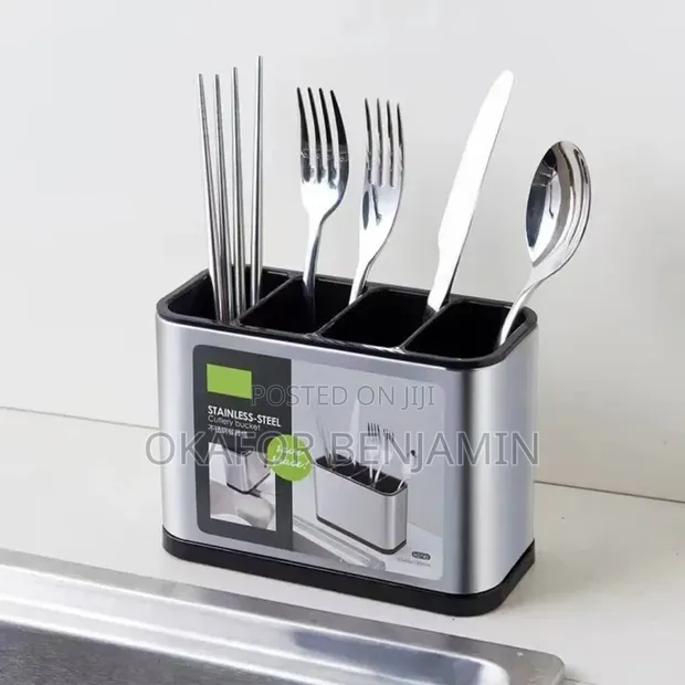 Stainless Steel Cutlery Rack - 1