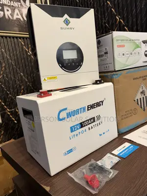 Cworth 1.2kWh Lithium Battery + Sumry 1.5kVA Hybrid Inverter