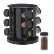 12 Jar Rotating Spice Rack Organizer - Square Shape - 2