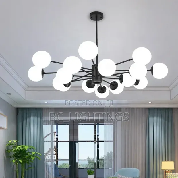 Modern Luxury Frosted Glass Chandelier Light - 1