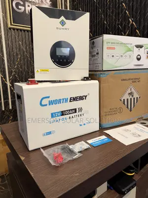 Cworth 1.2kWh Solar Battery + Sumry 1.5kVA Hybrid Inverter