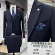 Bespoke Ramzotti Stripe Corporate Men's Suit - 3