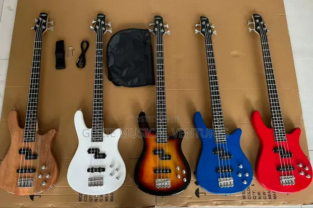 Ibanez 4-String Bass Guitar (Red) - 1
